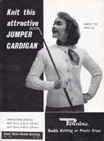 Great vintage knitting pattern for ladies cardigan