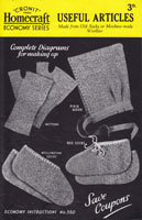 sewing pattern for making socks from knitted garments and old socks watime
