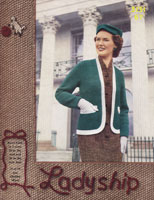 Great vintage knitting pattern for ladies jacket