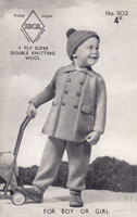vintage baby pram set knitting pattern 1940s