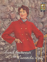 Great ladies vintage jacket knitting pattern