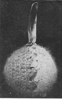 vintage knitting pattern for a ball